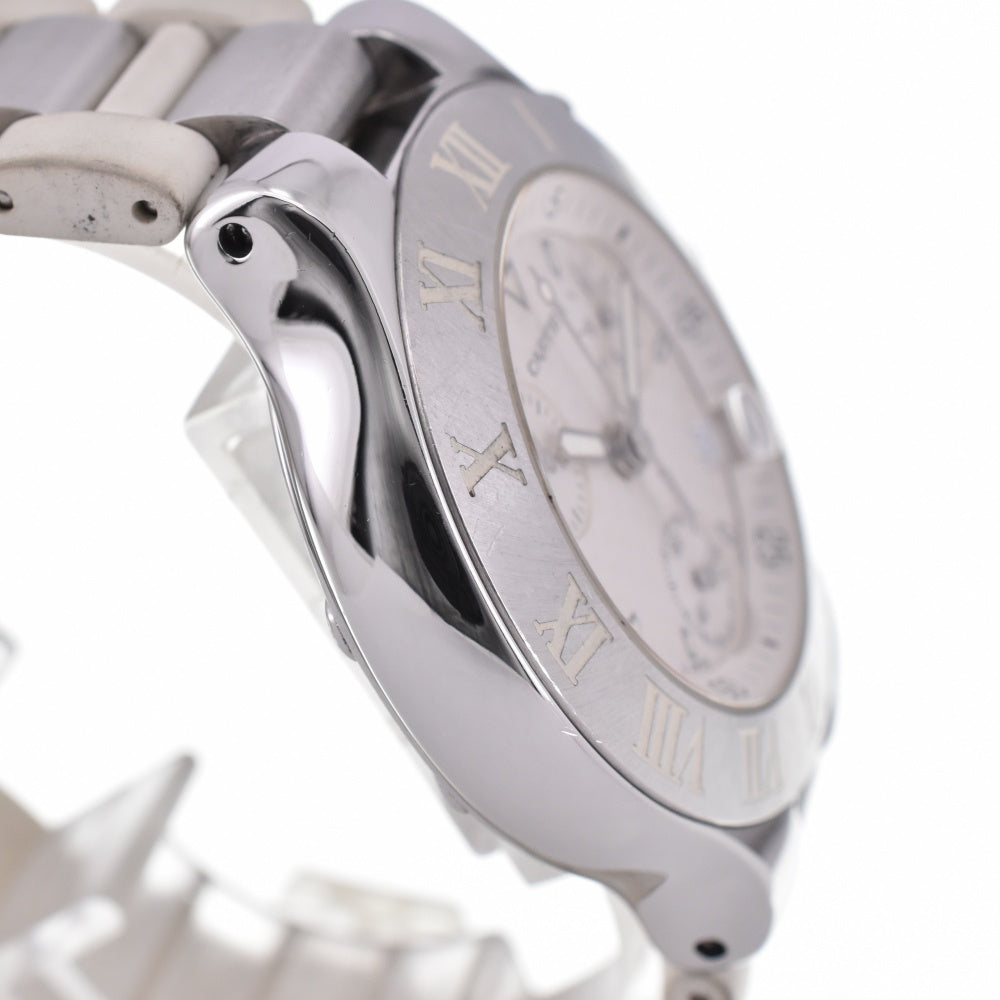 CARTIER Must21 CHRONOSCAPH W10184U2 Date white Dial Quartz Men's
 Watch P#143464