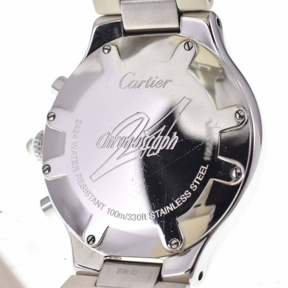 CARTIER Must21 CHRONOSCAPH W10184U2 Date white Dial Quartz Men's
 Watch P#143464