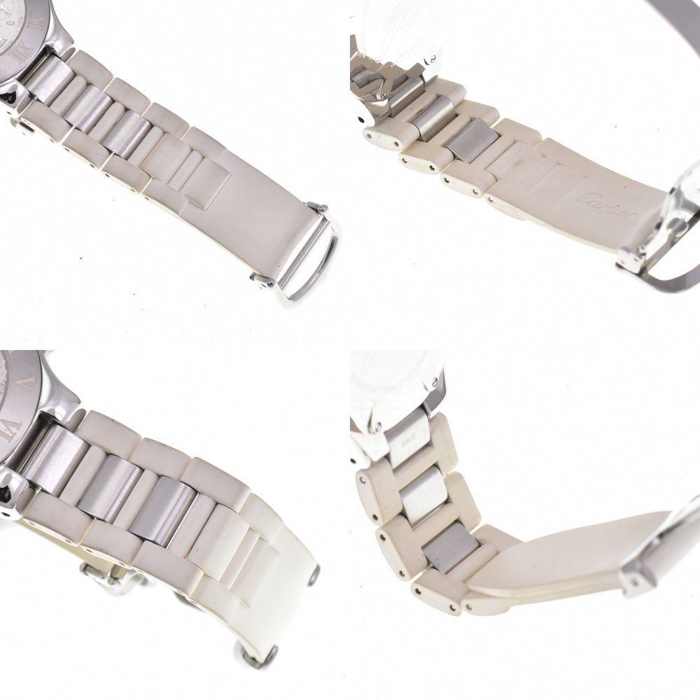 CARTIER Must21 CHRONOSCAPH W10184U2 Date white Dial Quartz Men's
 Watch P#143464