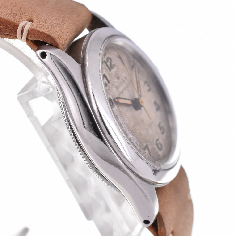 ROLEX Oyster Speed King Ref.4220 vintage Circa 1946 Cal.10.1/2 Silver Dial Hand Winding Boy's
 Watch P#143466