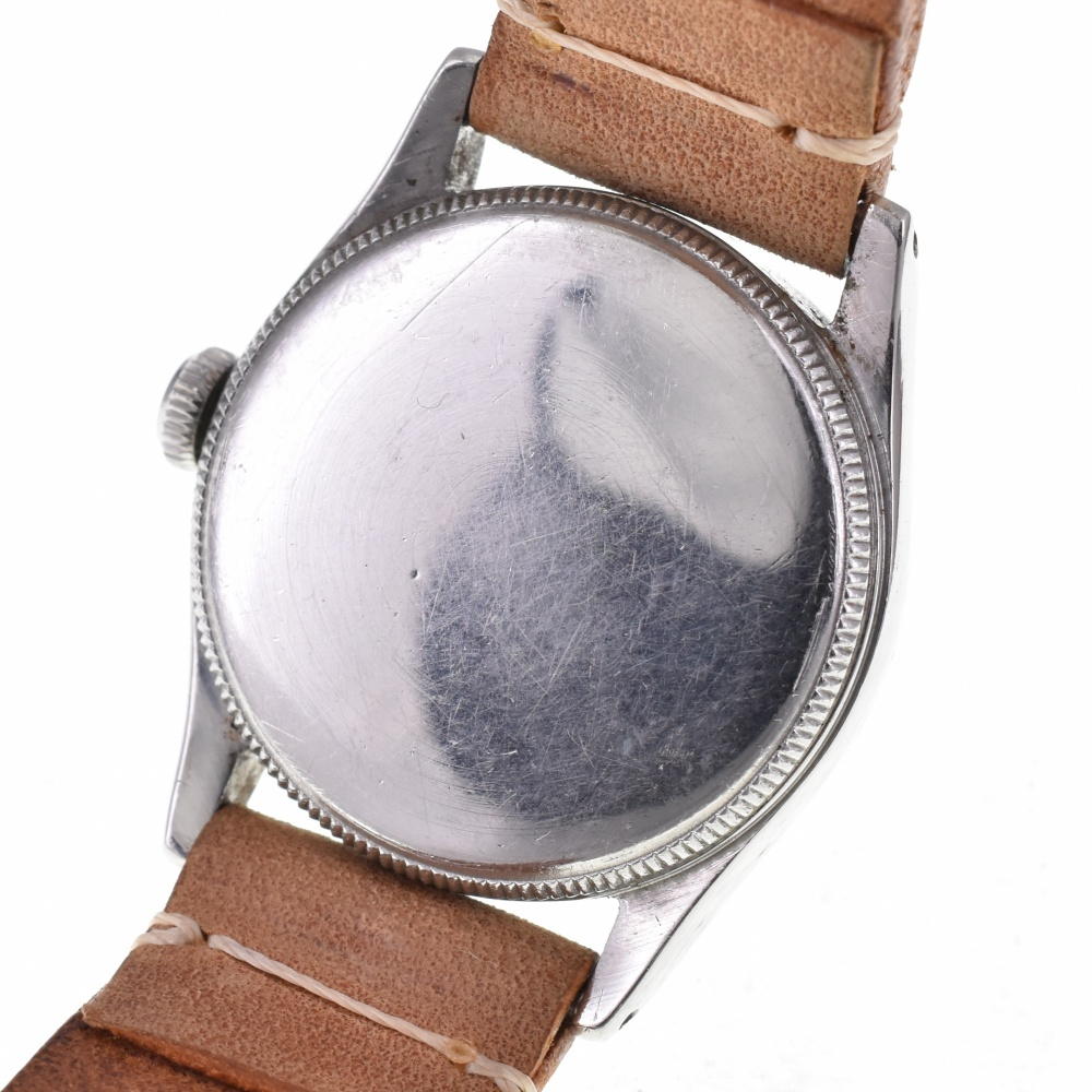 ROLEX Oyster Speed King Ref.4220 vintage Circa 1946 Cal.10.1/2 Silver Dial Hand Winding Boy's
 Watch P#143466