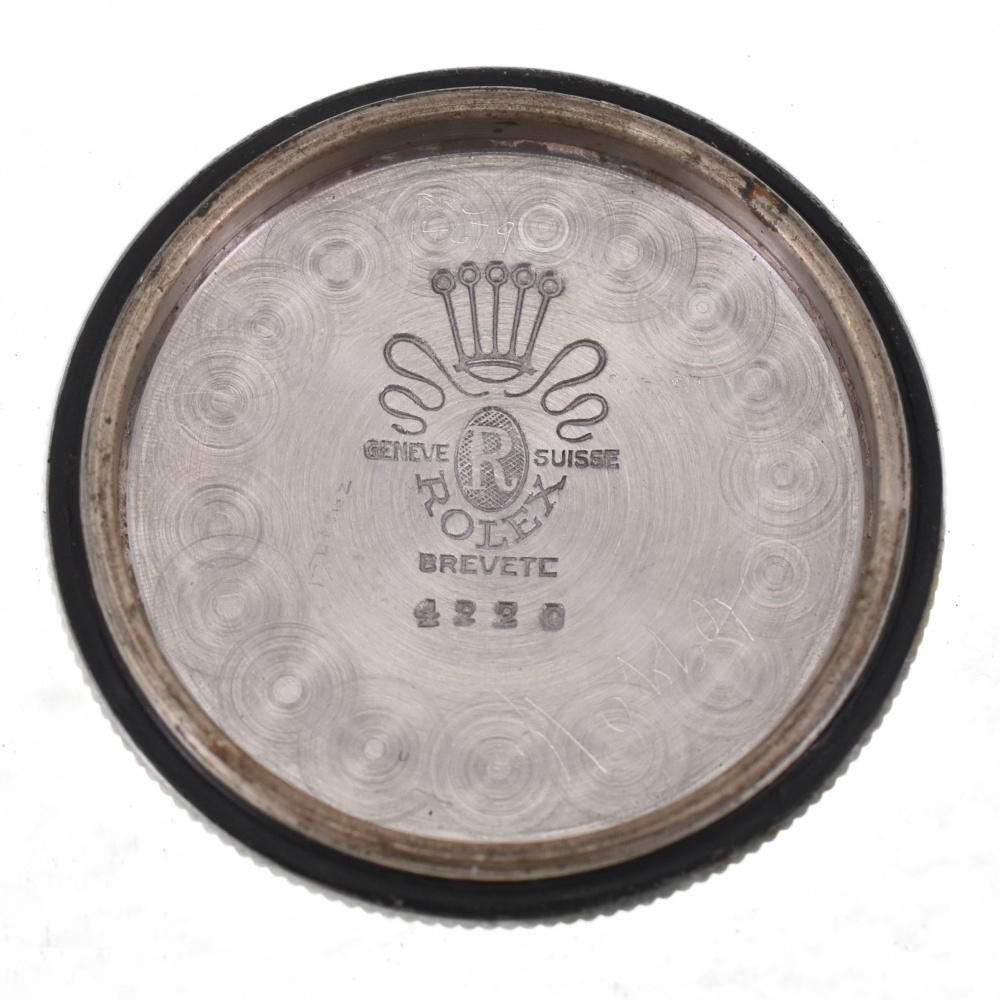 ROLEX Oyster Speed King Ref.4220 vintage Circa 1946 Cal.10.1/2 Silver Dial Hand Winding Boy's
 Watch P#143466