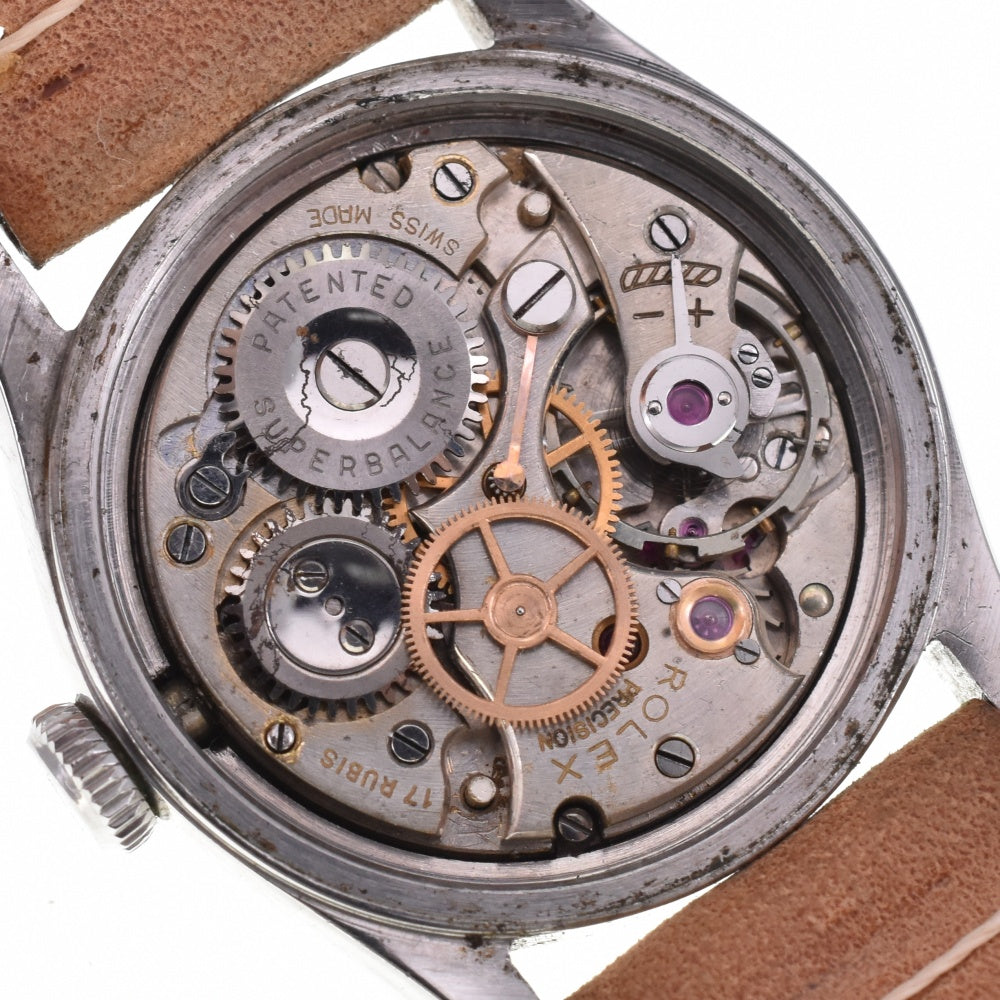 ROLEX Oyster Speed King Ref.4220 vintage Circa 1946 Cal.10.1/2 Silver Dial Hand Winding Boy's
 Watch P#143466