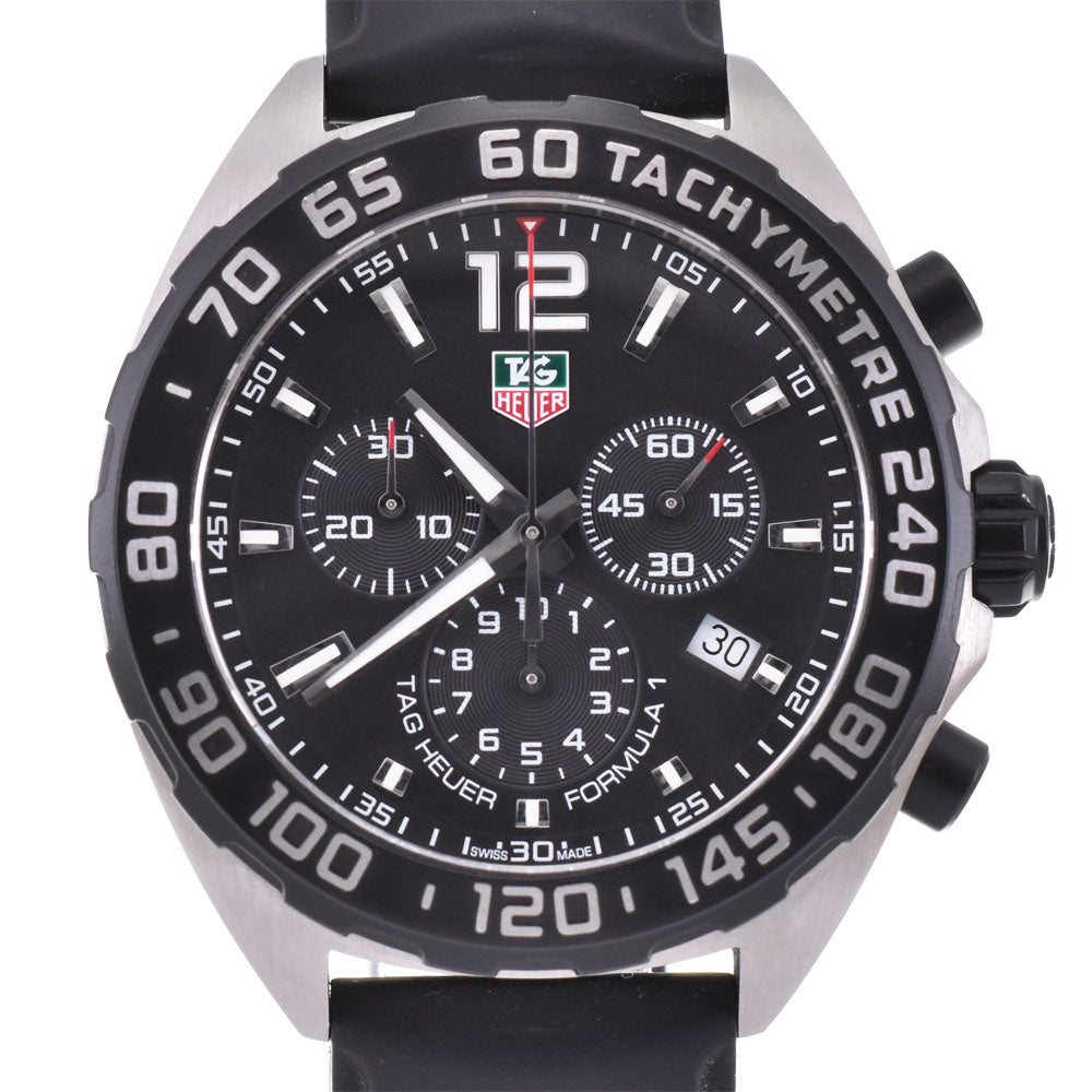 with paper TAG HEUER Formula 1 CAZ1110.FT8023 Chronograph Date black Dial Quartz Men's
 Watch O#143469