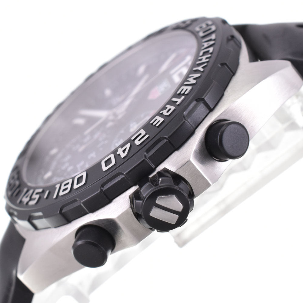 with paper TAG HEUER Formula 1 CAZ1110.FT8023 Chronograph Date black Dial Quartz Men's
 Watch O#143469