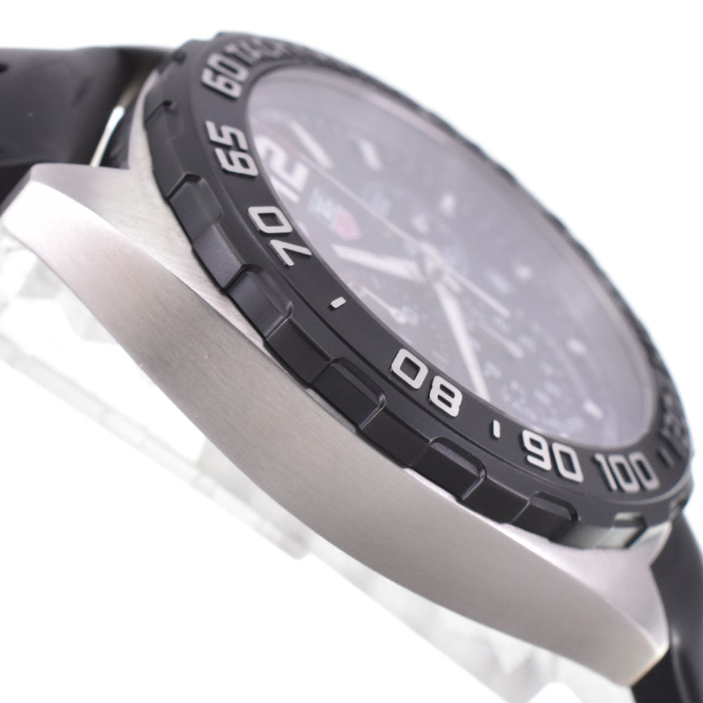 with paper TAG HEUER Formula 1 CAZ1110.FT8023 Chronograph Date black Dial Quartz Men's
 Watch O#143469