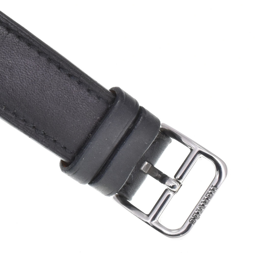 HERMES Cape Cod CT1.710 Date Stainless Steel Leather white Dial Quartz Unisex
 Watch P#143476