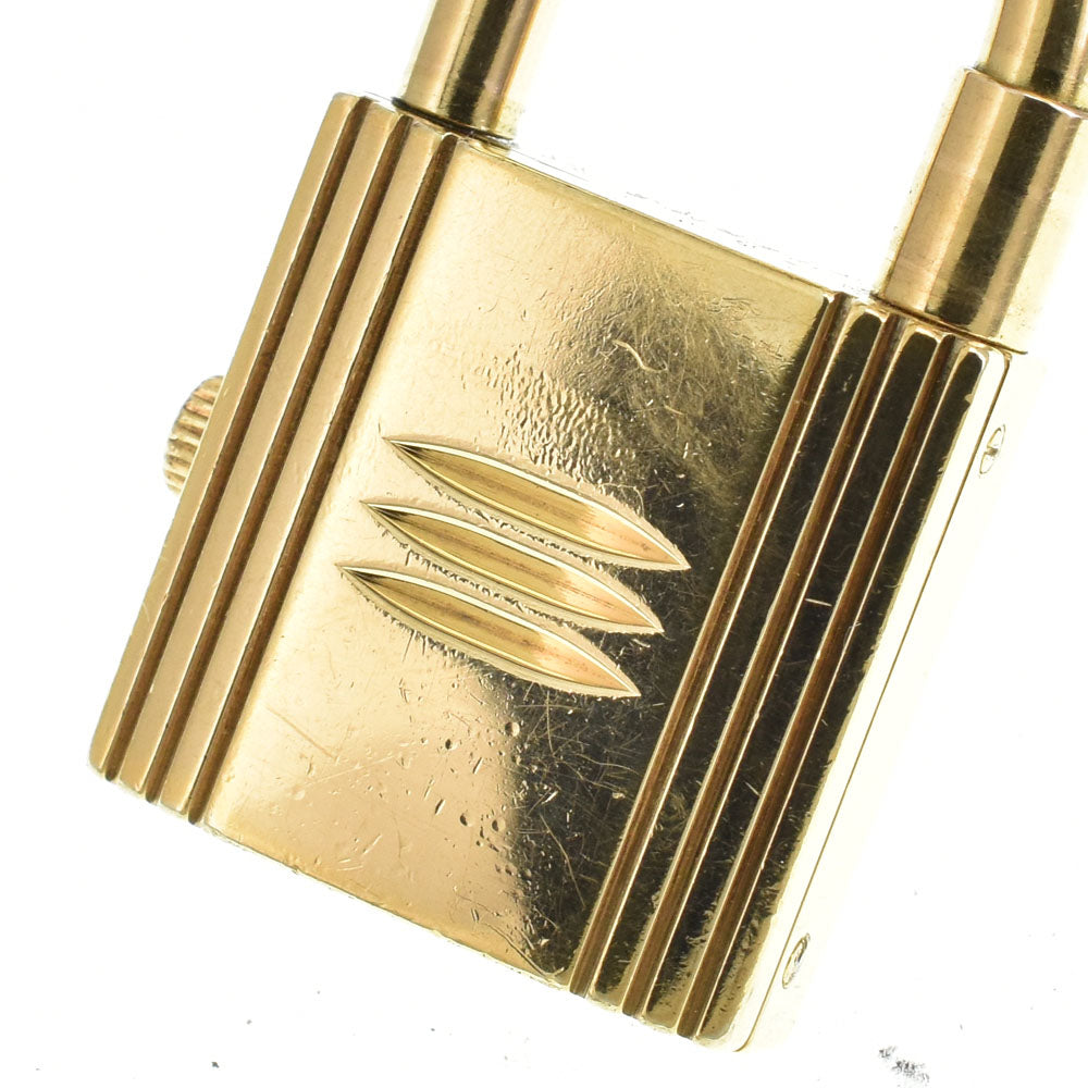 HERMES Kelly watch Gold Plated / Leather gold Dial Quartz Ladies
 Watch A#143480