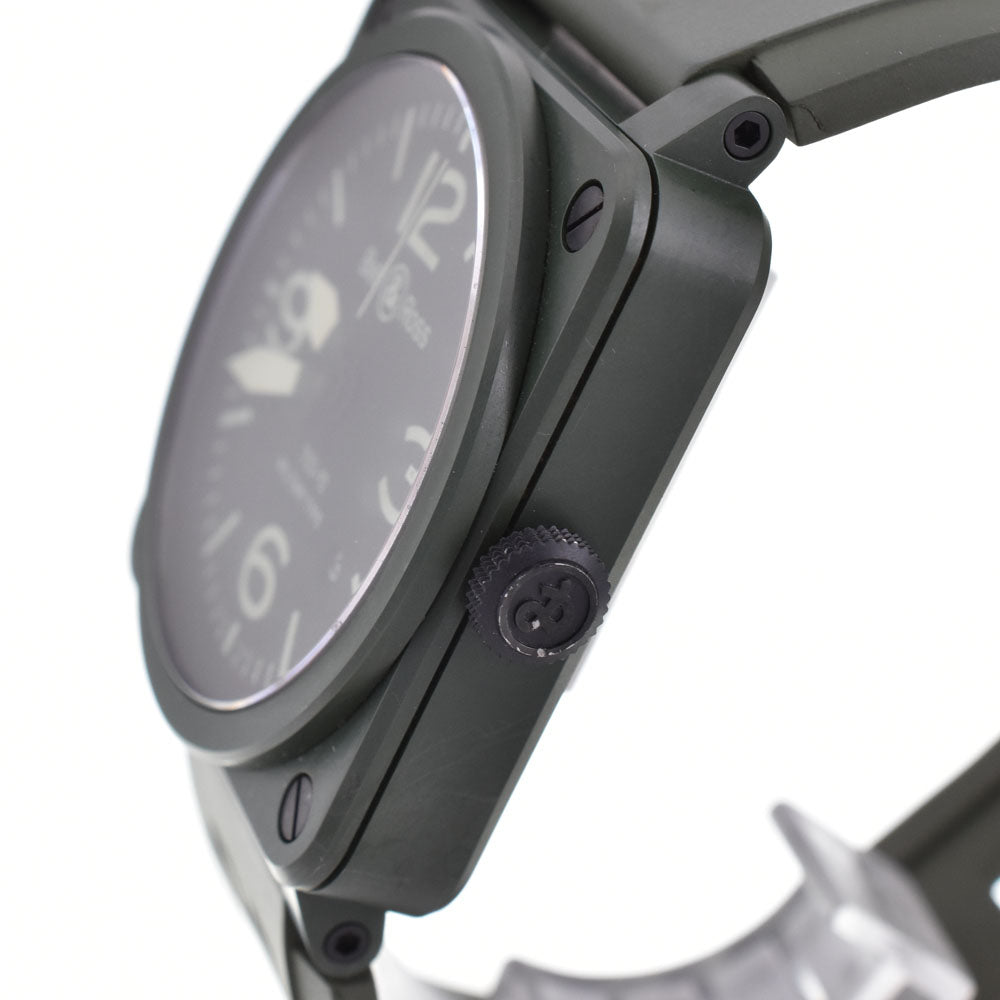 Bell＆Ross Military Ceramic BR03-92-CK Ceramic / rubber green Dial Automatic Men's
 Watch Q#143483