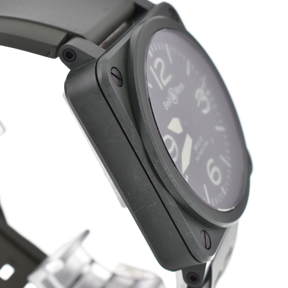 Bell＆Ross Military Ceramic BR03-92-CK Ceramic / rubber green Dial Automatic Men's
 Watch Q#143483