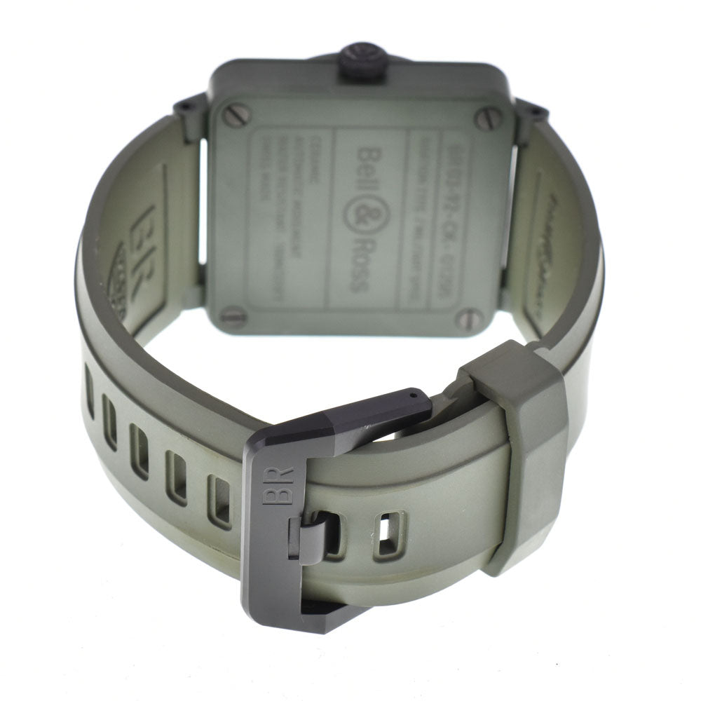 Bell＆Ross Military Ceramic BR03-92-CK Ceramic / rubber green Dial Automatic Men's
 Watch Q#143483