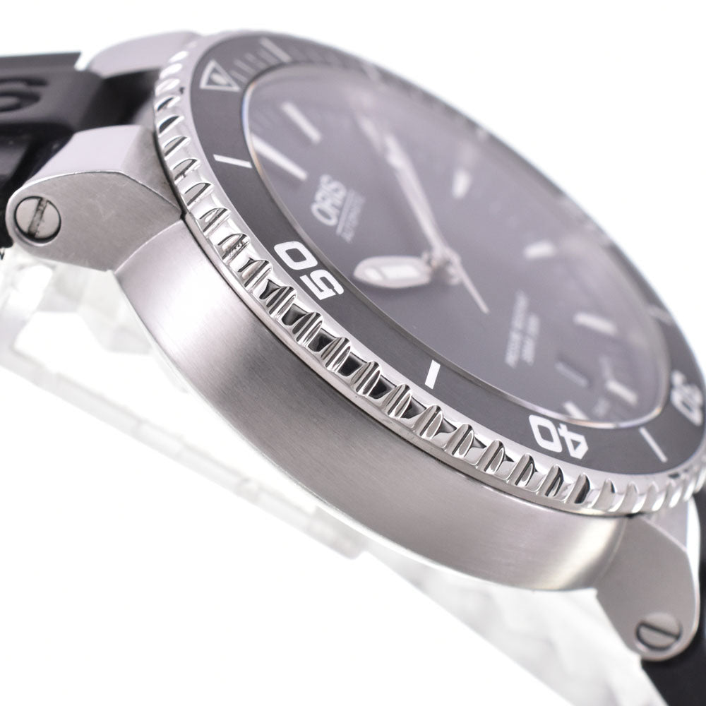 with paper ORIS Aquis Date 01 733 7676 4154-07 black Dial Automatic Men's
 Watch O#143485