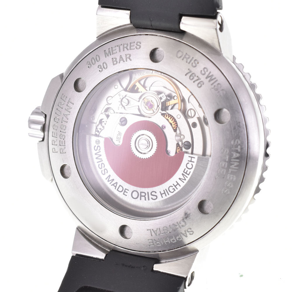 with paper ORIS Aquis Date 01 733 7676 4154-07 black Dial Automatic Men's
 Watch O#143485