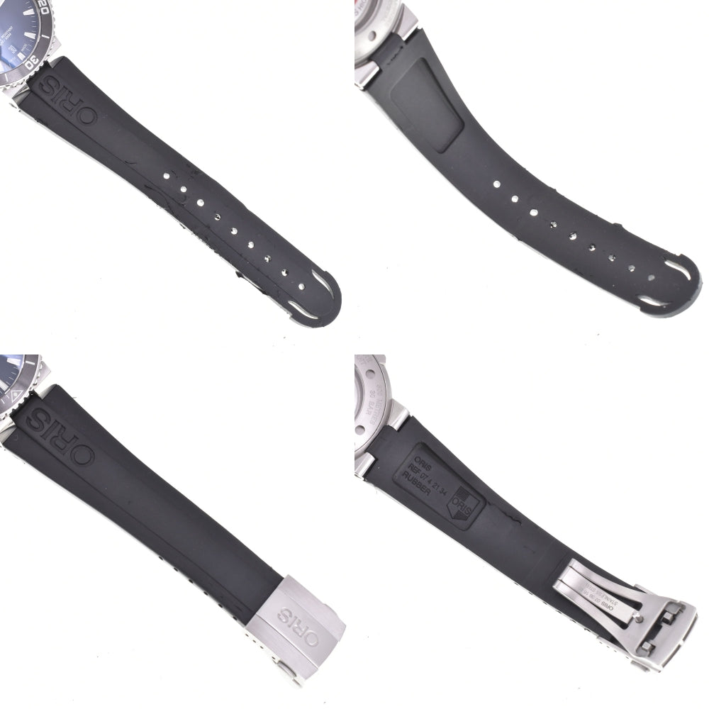 with paper ORIS Aquis Date 01 733 7676 4154-07 black Dial Automatic Men's
 Watch O#143485