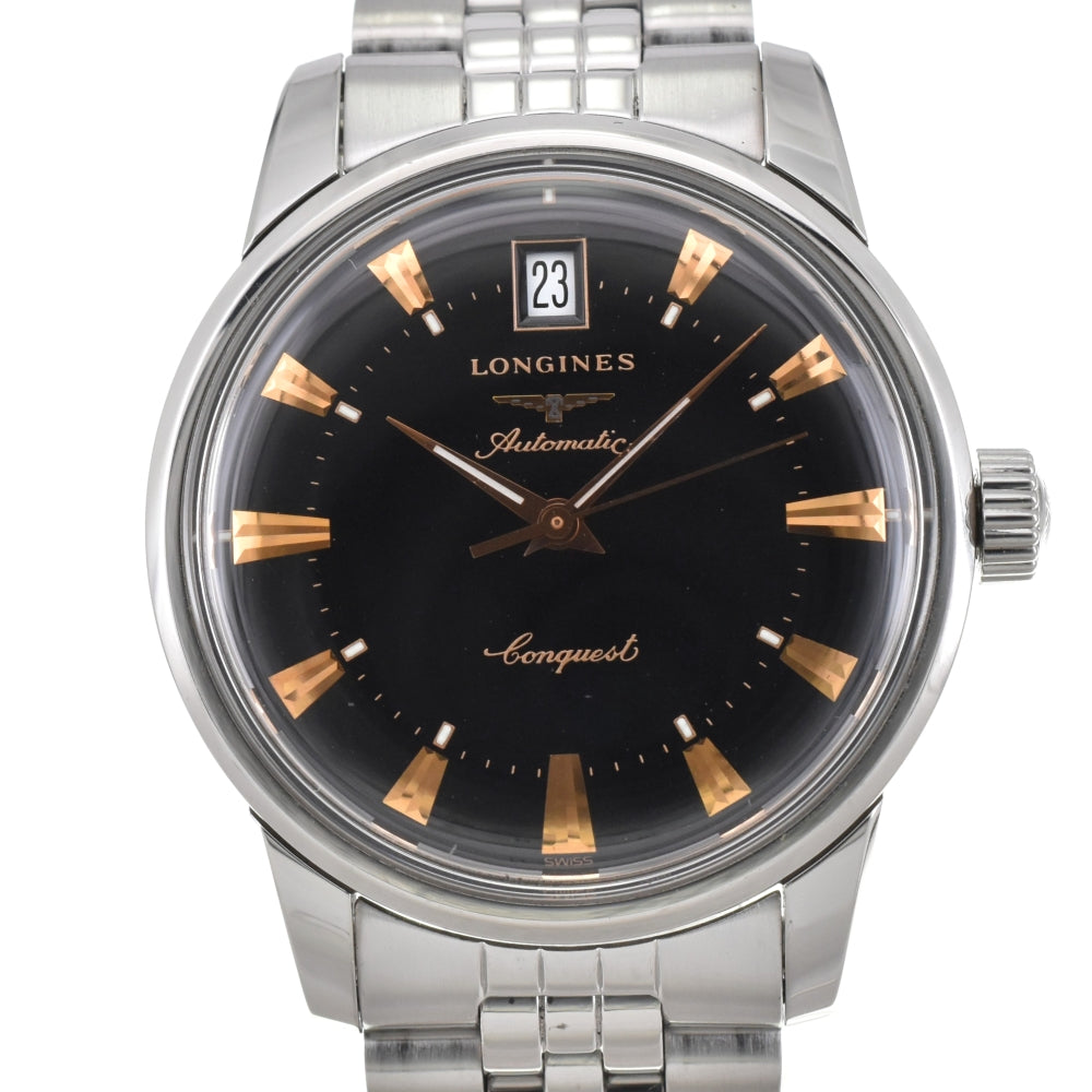 LONGINES Conquest Heritage L1.611.4 Date black Dial Automatic Men's
 Watch O#143488