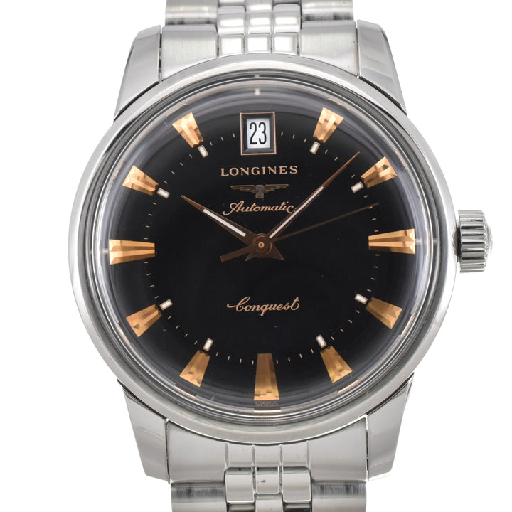 LONGINES Conquest Heritage L1.611.4 Date black Dial Automatic Men's
 Watch O#143488