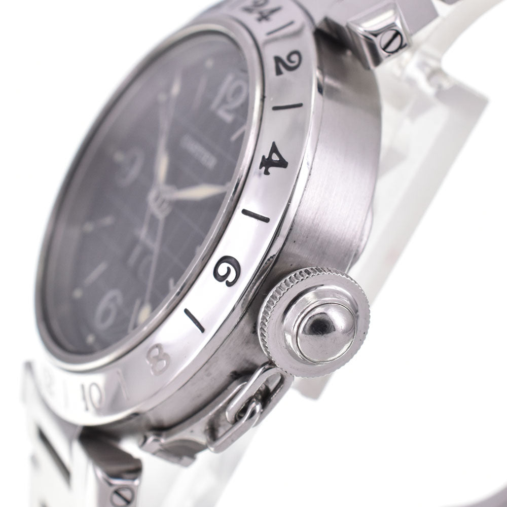 CARTIER Pasha C Meridian Big Date GMT W31049M7 black Dial Automatic Unisex
 Watch P#143489