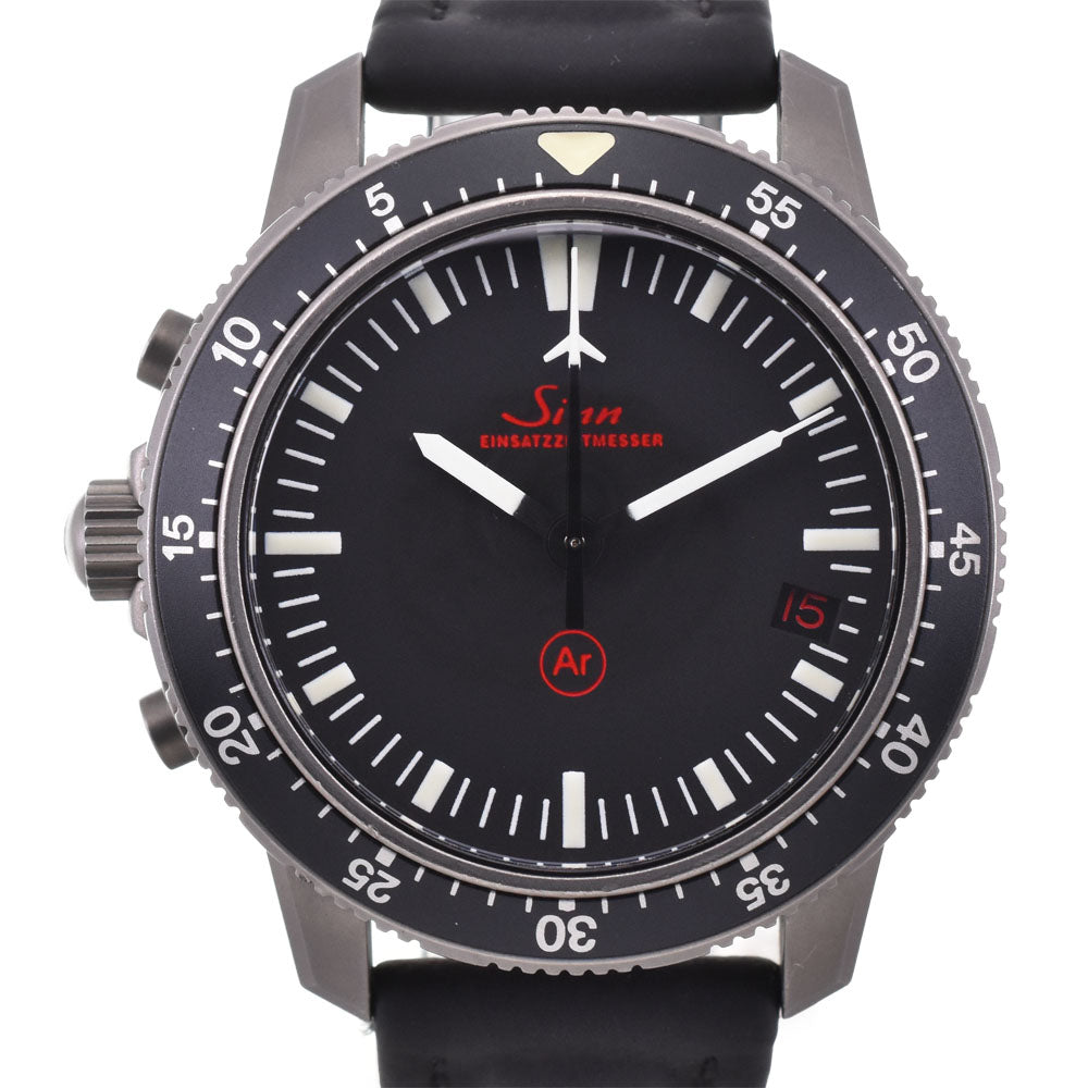 with paper Sinn 503 EMZ1 503.EZM-1 Titanium chronograph black Dial Automatic Men's
 Watch P#143491