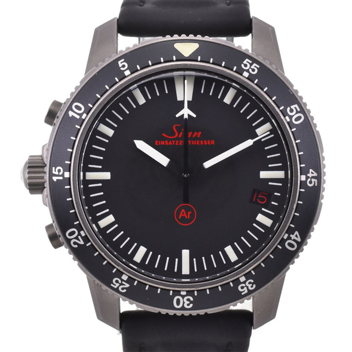 with paper Sinn 503 EMZ1 503.EZM-1 Titanium chronograph black Dial Automatic Men's
 Watch P#143491