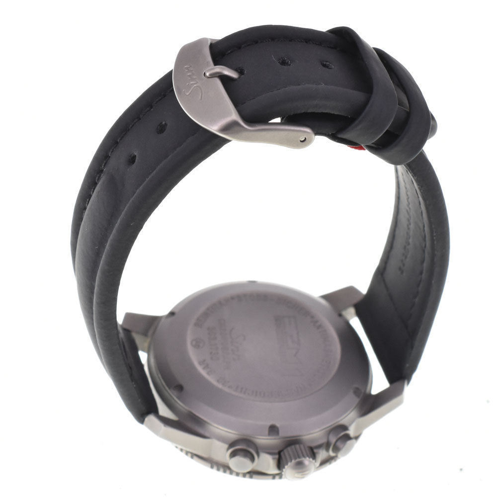 with paper Sinn 503 EMZ1 503.EZM-1 Titanium chronograph black Dial Automatic Men's
 Watch P#143491