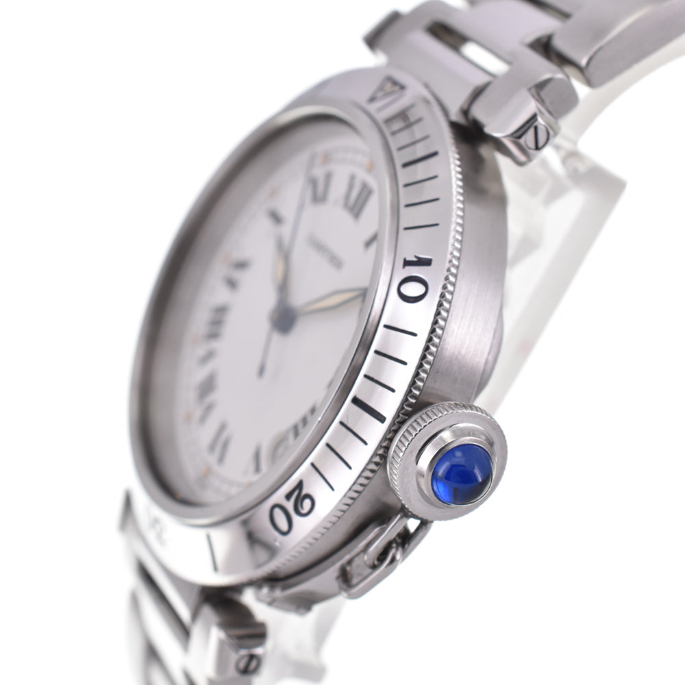 CARTIER Pasha de Cartier Plonger W31005H3 Date Silver Dial Automatic Men's
 Watch A#143492