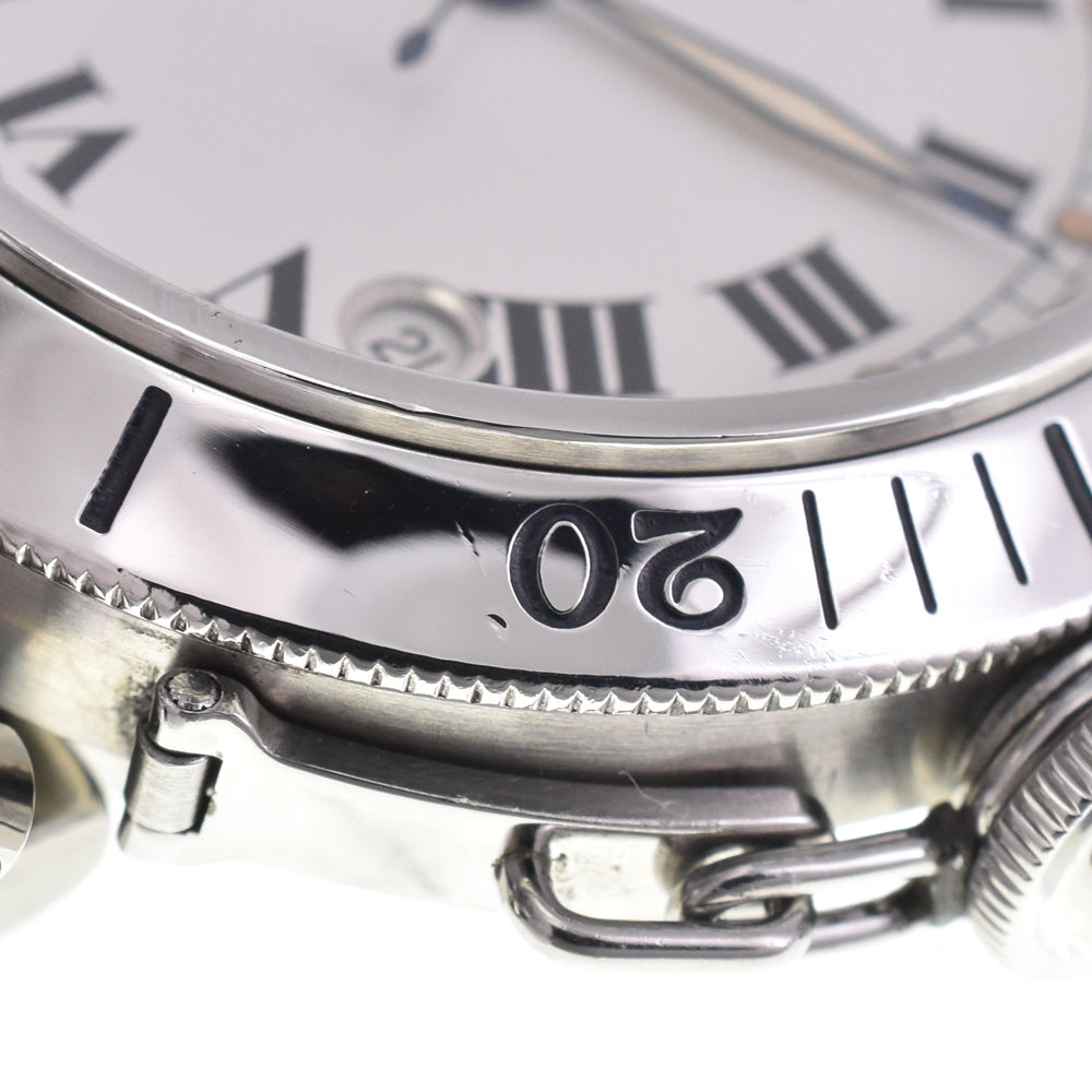 CARTIER Pasha de Cartier Plonger W31005H3 Date Silver Dial Automatic Men's
 Watch A#143492