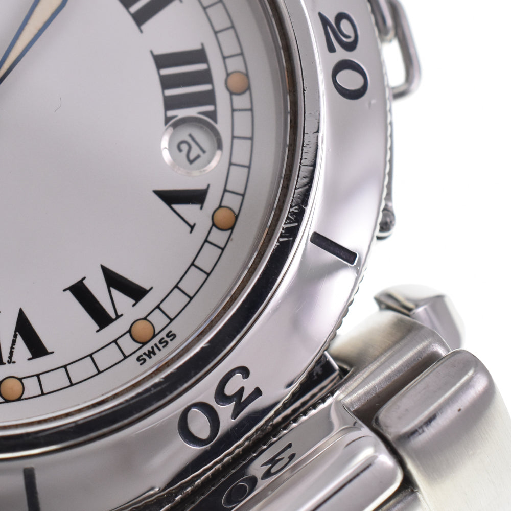 CARTIER Pasha de Cartier Plonger W31005H3 Date Silver Dial Automatic Men's
 Watch A#143492