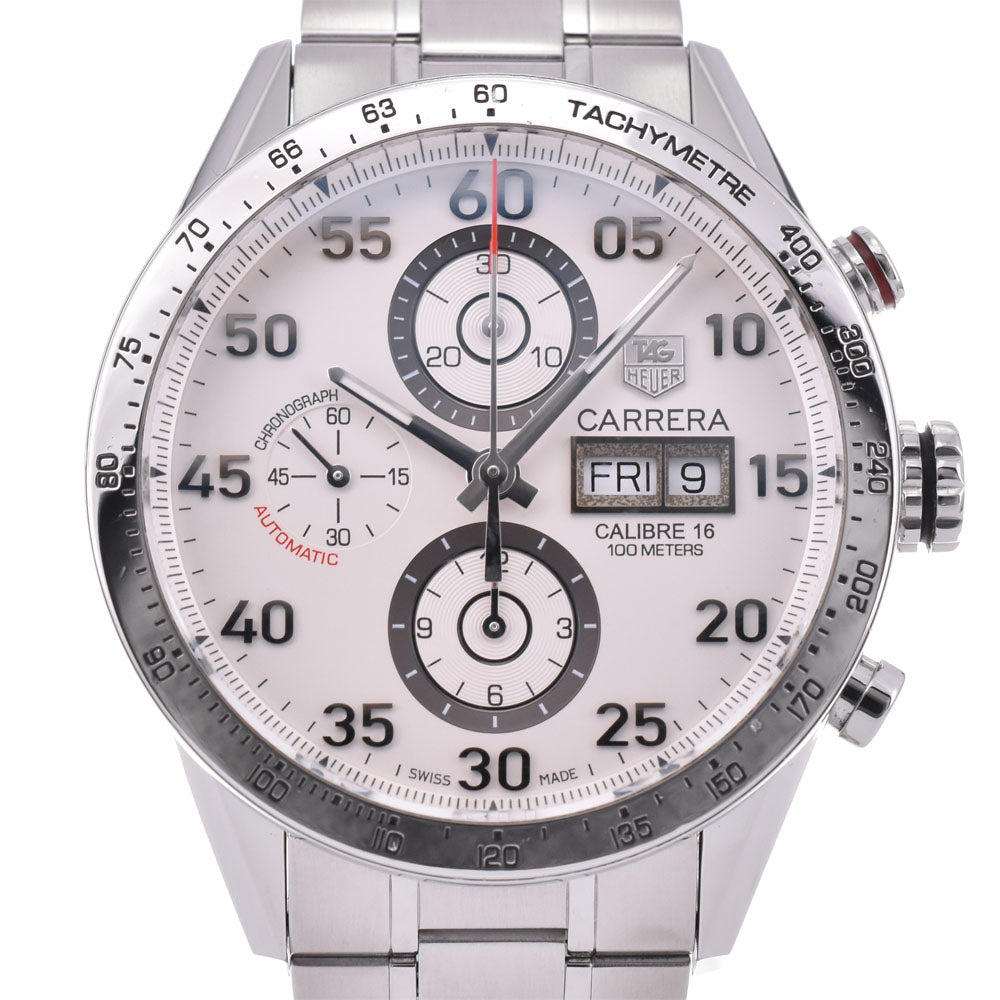 TAG HEUER Carrera Caliber 16 CV2A11.BA0796 Chronograph day date Silver Dial Automatic Men's
 Watch P#143498