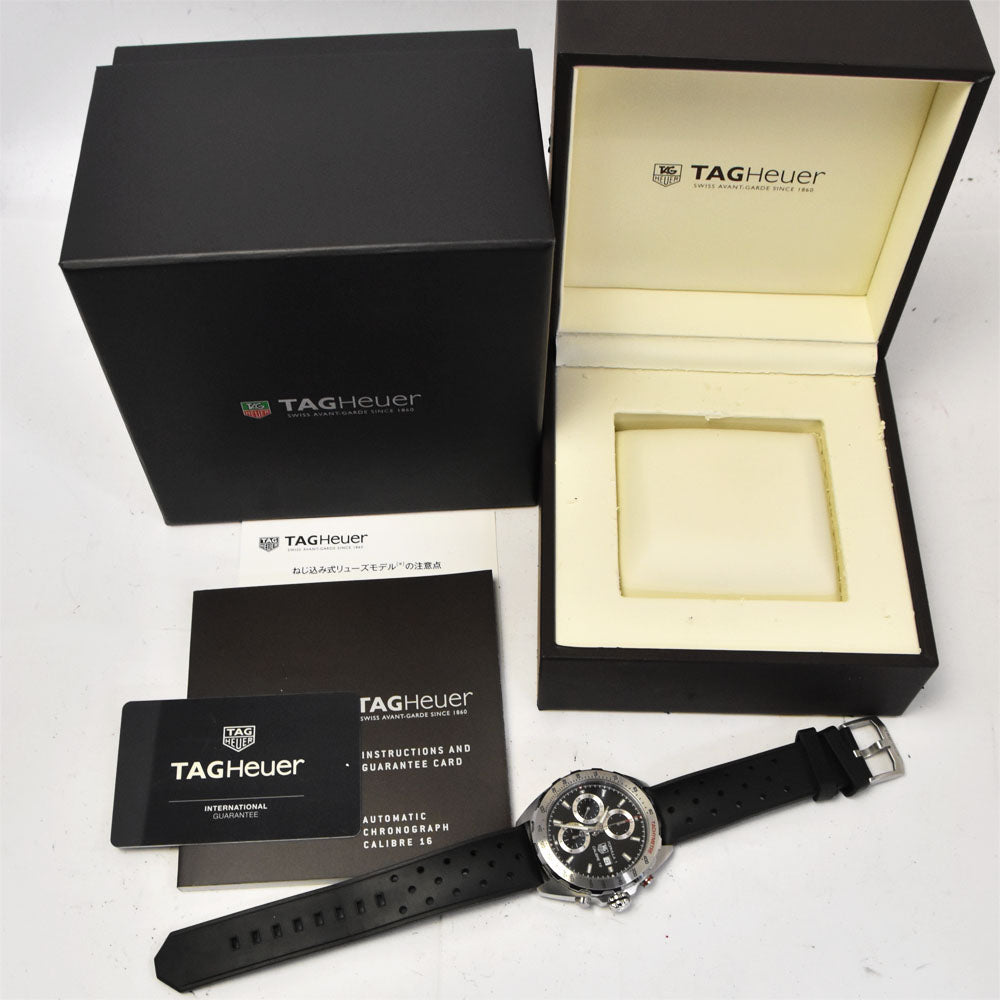 with paper TAG HEUER Formula 1 CAZ2010.FT8024 Caliber 16 Chronograph black Dial Automatic Men's
 Watch P#143499