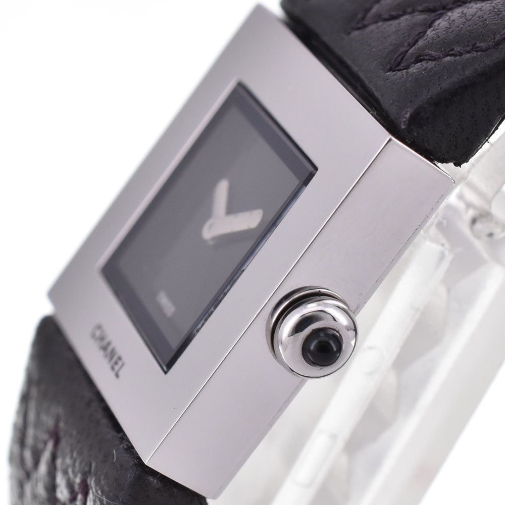 CHANEL Matrasse H0118 Stainless Steel leather black Dial Quartz Ladies
 Watch P#143500
