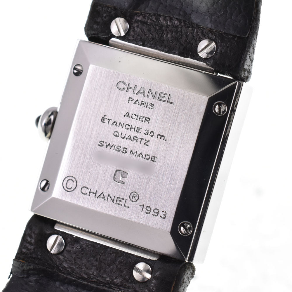 CHANEL Matrasse H0118 Stainless Steel leather black Dial Quartz Ladies
 Watch P#143500