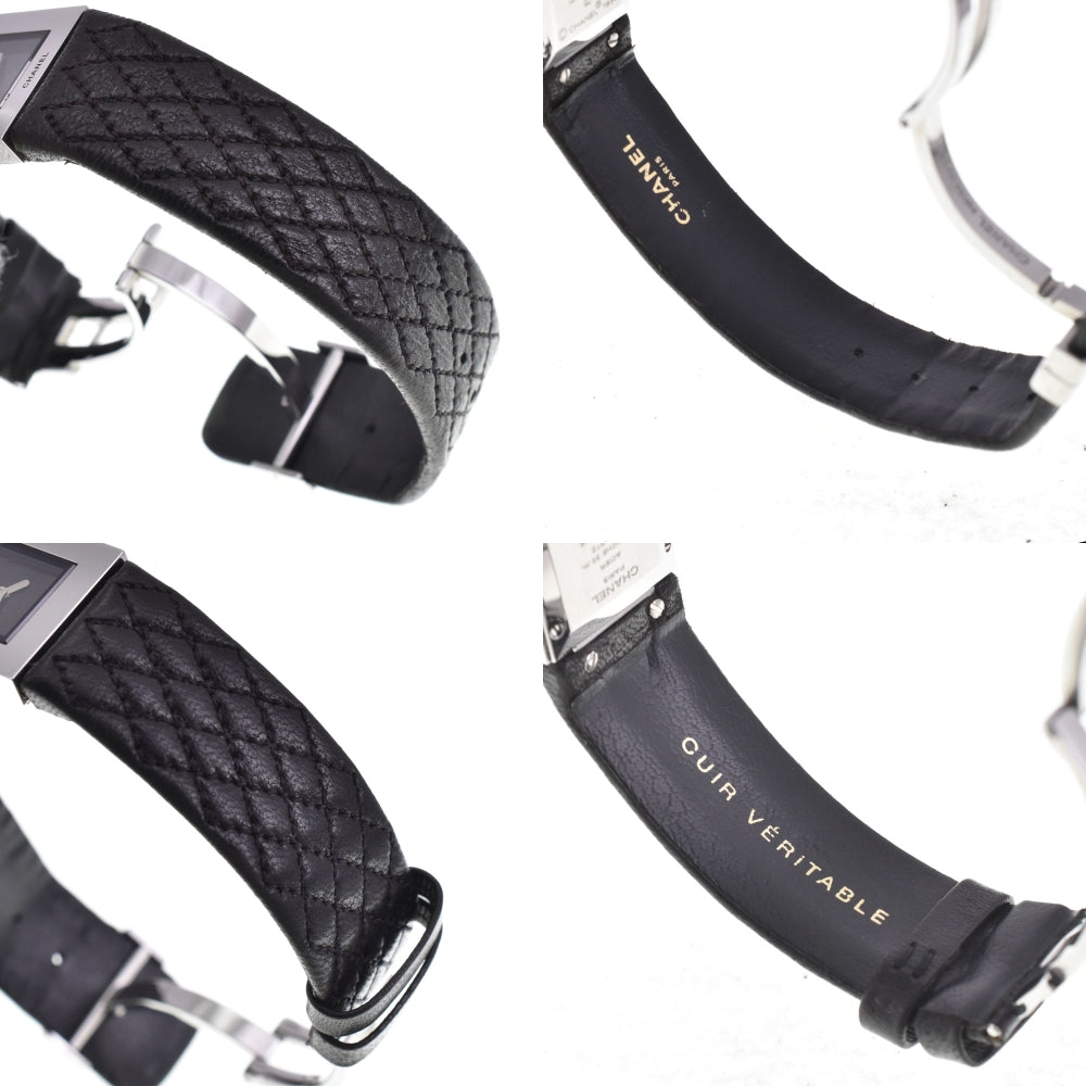 CHANEL Matrasse H0118 Stainless Steel leather black Dial Quartz Ladies
 Watch P#143500
