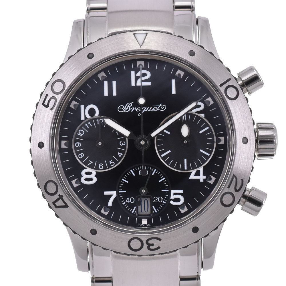 Breguet Transatlantic type XX 4820ST/D2/S76 Chronograph Date black Dial Automatic Ladies
 Watch Q#143506