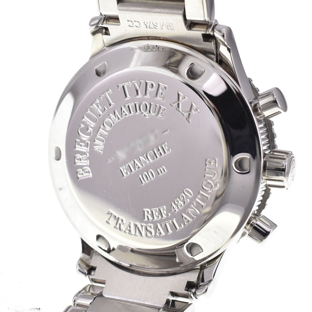 Breguet Transatlantic type XX 4820ST/D2/S76 Chronograph Date black Dial Automatic Ladies
 Watch Q#143506