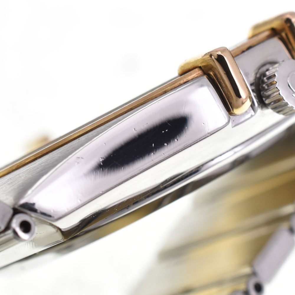 OMEGA Constellation date 368.1075 K18YG flat bezel white Dial Automatic Men's
 Watch R#143508