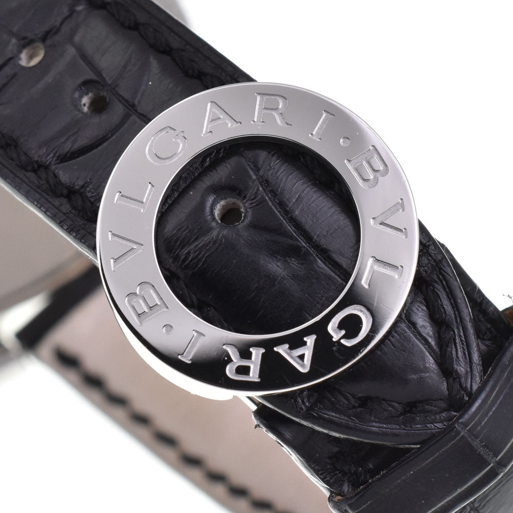 with paper BVLGARI Bvlgari Bvlgari BB42SLAUTO Date black Dial Automatic Men's
 Watch Q#143511