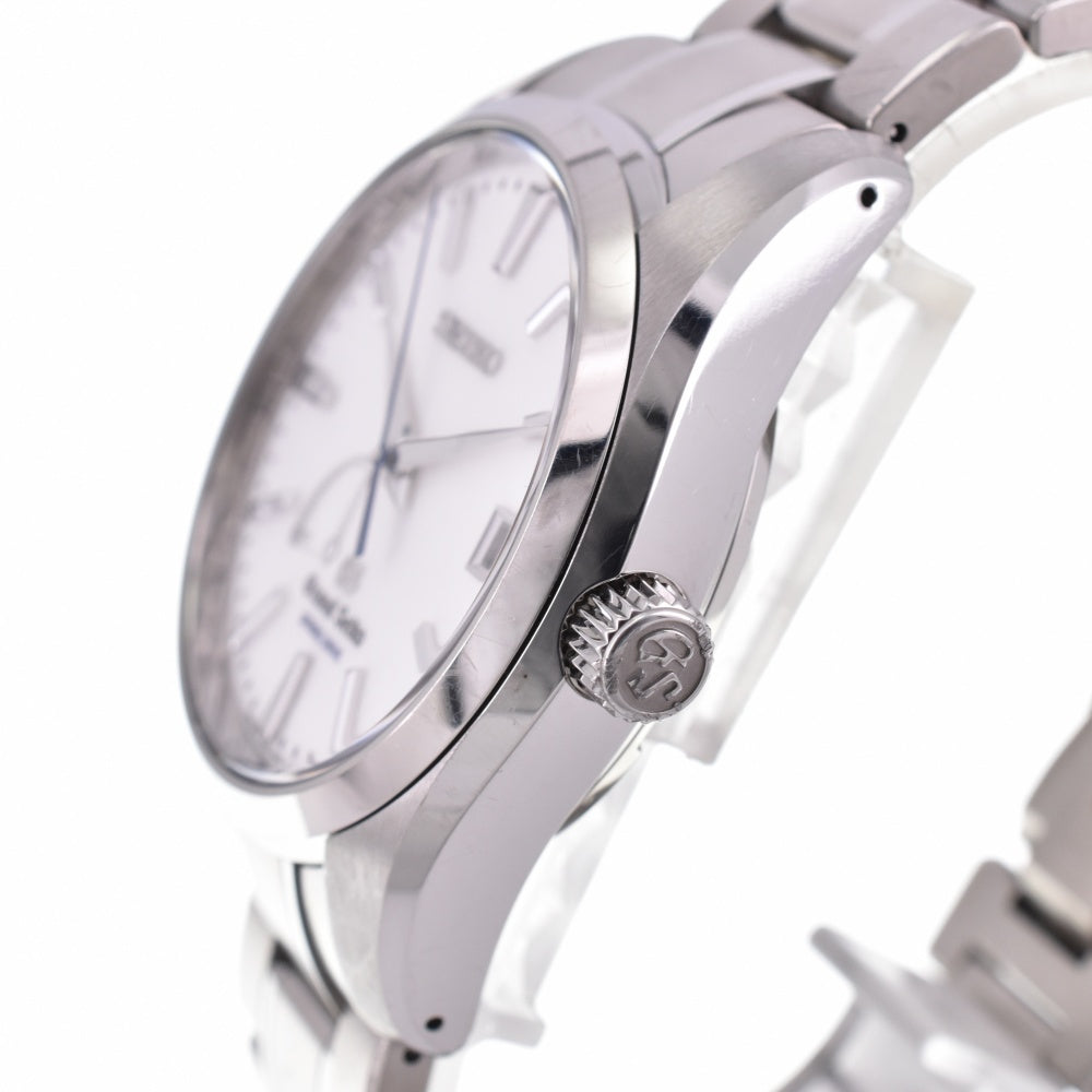 with paper SEIKO Grand Seiko SBGA011/9R65-0AE0 Titanium power reserve White (Snow White) Dial Spring drive Men's
 Watch O#143515