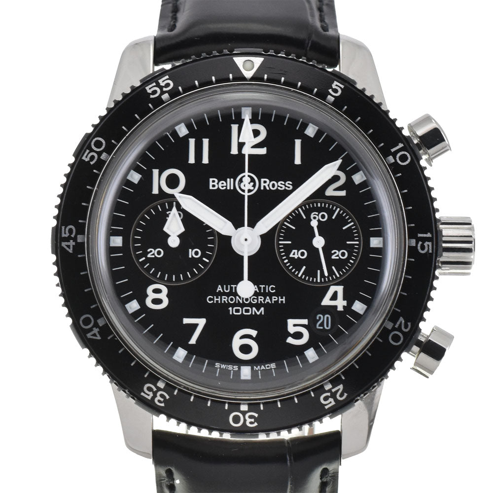 Bell＆Ross pilot 520S Chronograph Date black Dial Automatic Men's
 Watch P#143516