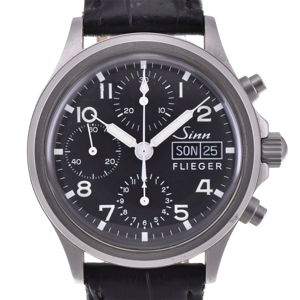 Sinn Freeger 356.FLIEGER Chronograph day date black Dial Automatic Men's
 Watch P#143517