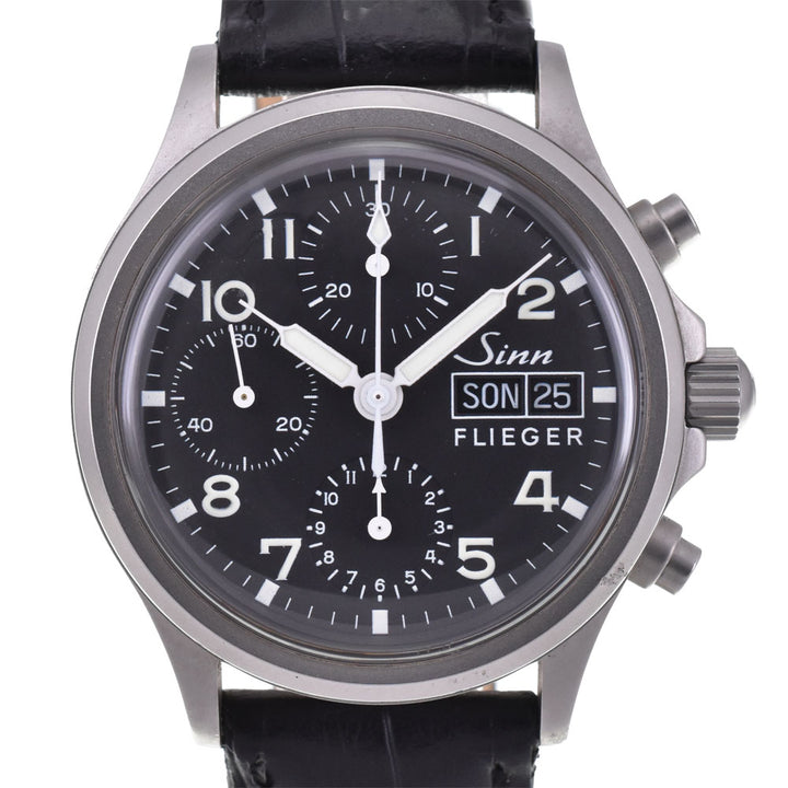 Sinn Freeger 356.FLIEGER Chronograph day date black Dial Automatic Men's
 Watch P#143517