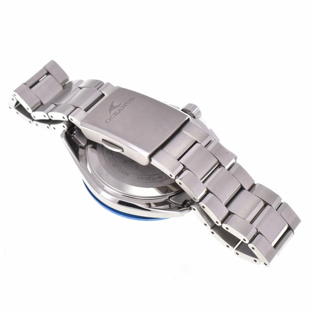with paper CASIO Oceanus Classic Line OCW-T2600G-1AJF titanium black Dial Radio Sync Solar Men's
 Watch O#143519