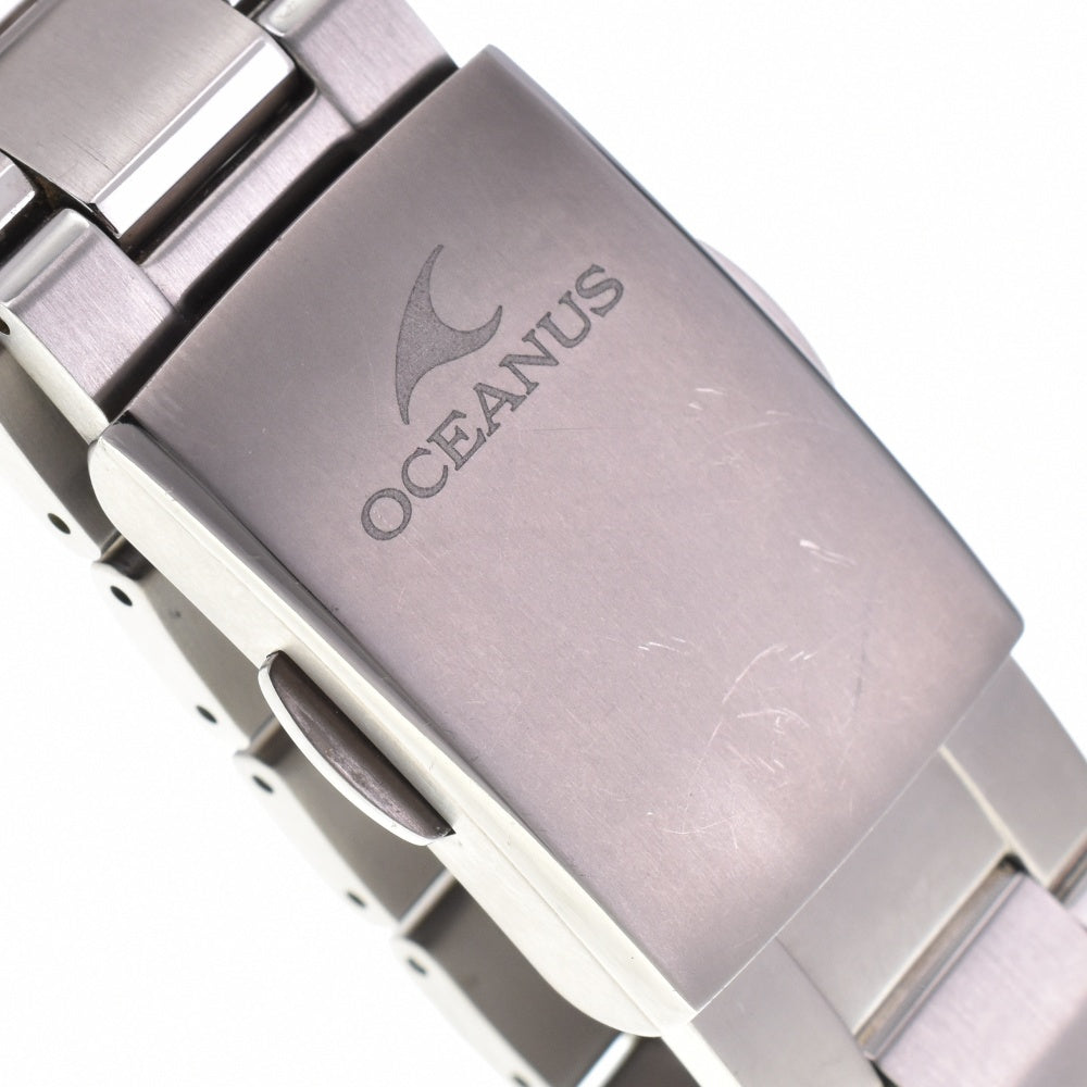 with paper CASIO Oceanus Classic Line OCW-T2600G-1AJF titanium black Dial Radio Sync Solar Men's
 Watch O#143519