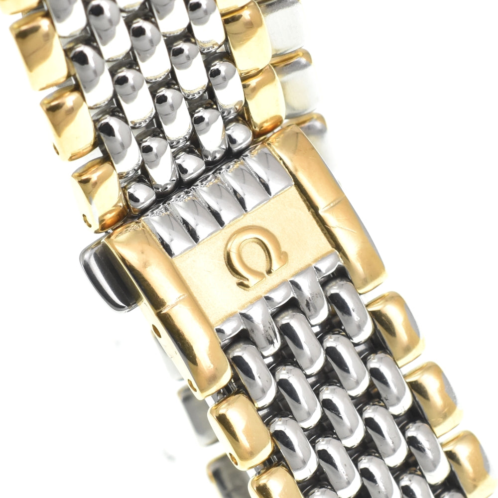 OMEGA De Ville 3961012 Date Gold Plated / Stainless Steel white Dial Quartz Men's
 Watch O#143524