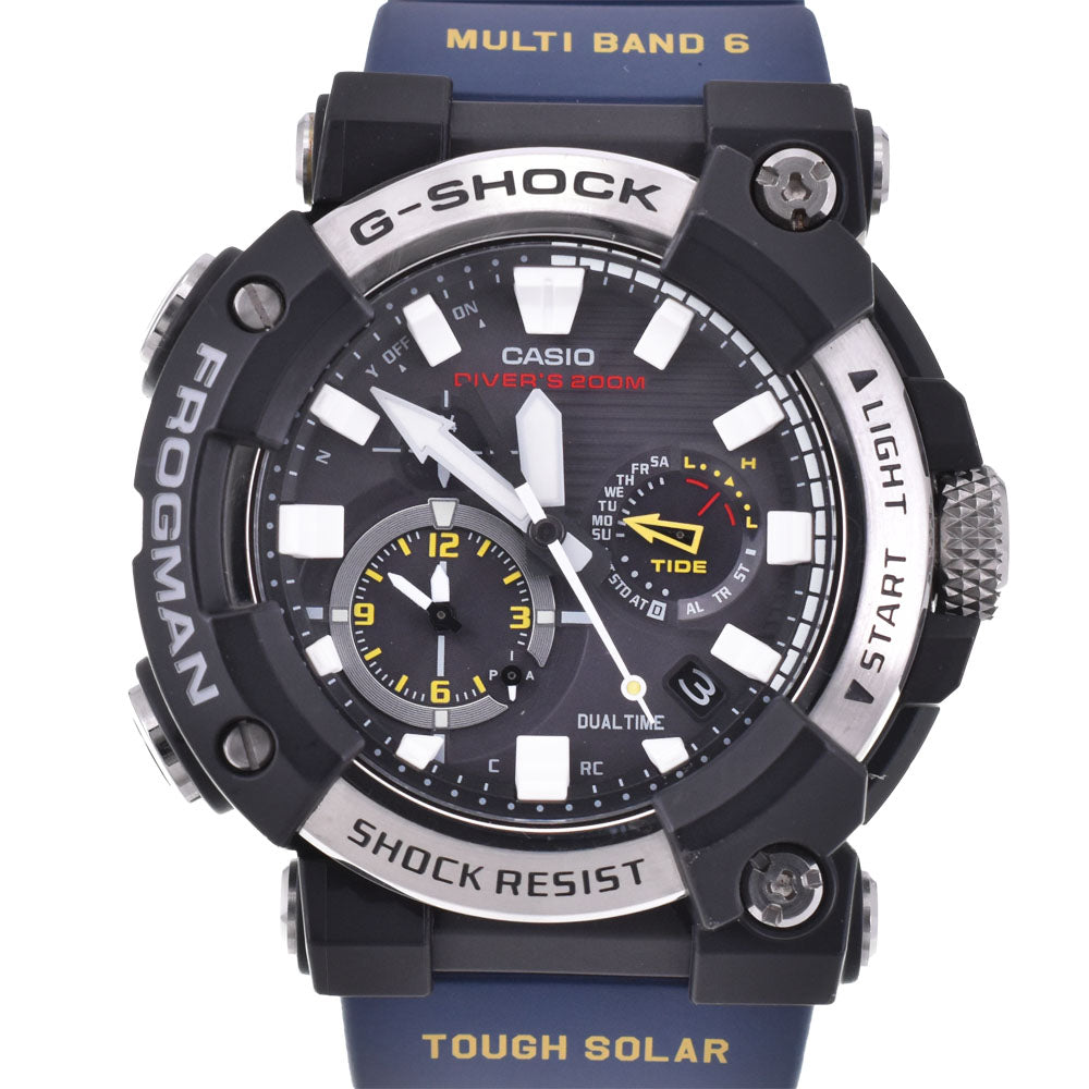 with paper CASIO G-SHOCK MASTER OF G GWF-A1000-1A2JF black Dial Radio Sync Solar Men's
 Watch P#143528
