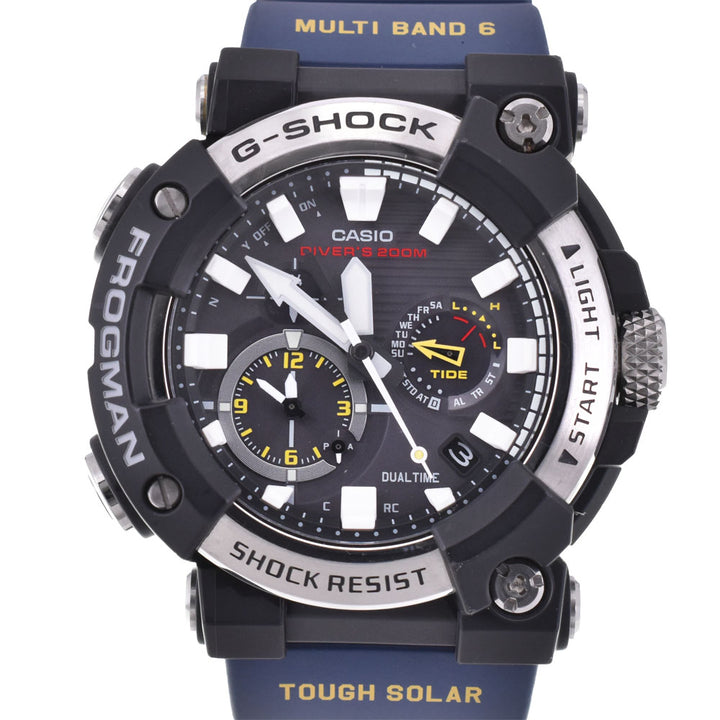 with paper CASIO G-SHOCK MASTER OF G GWF-A1000-1A2JF black Dial Radio Sync Solar Men's
 Watch P#143528