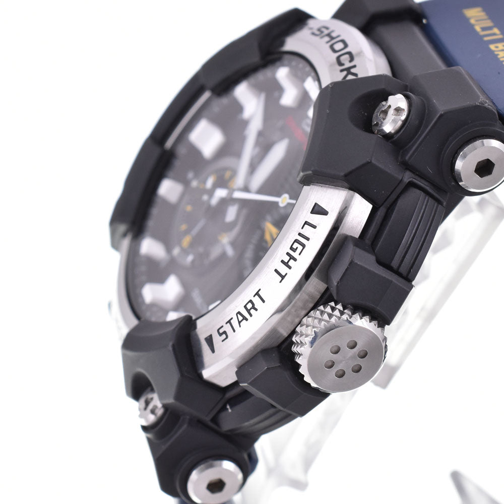 with paper CASIO G-SHOCK MASTER OF G GWF-A1000-1A2JF black Dial Radio Sync Solar Men's
 Watch P#143528