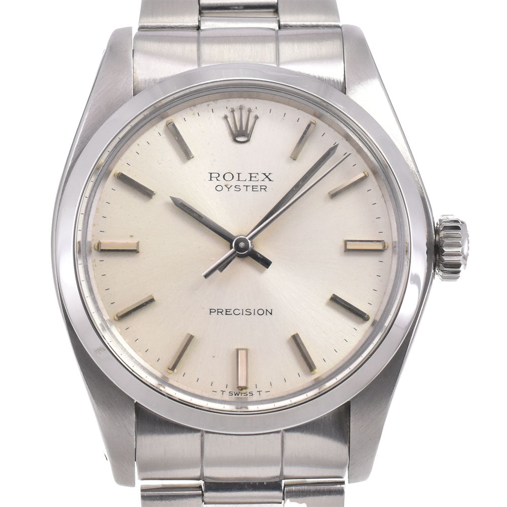 ROLEX Oyster Precision 6426 vintage Cal.1225 Silver Dial Hand Winding Men's
 Watch A#143533