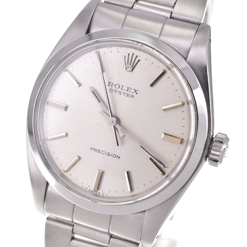 ROLEX Oyster Precision 6426 vintage Cal.1225 Silver Dial Hand Winding Men's
 Watch A#143533