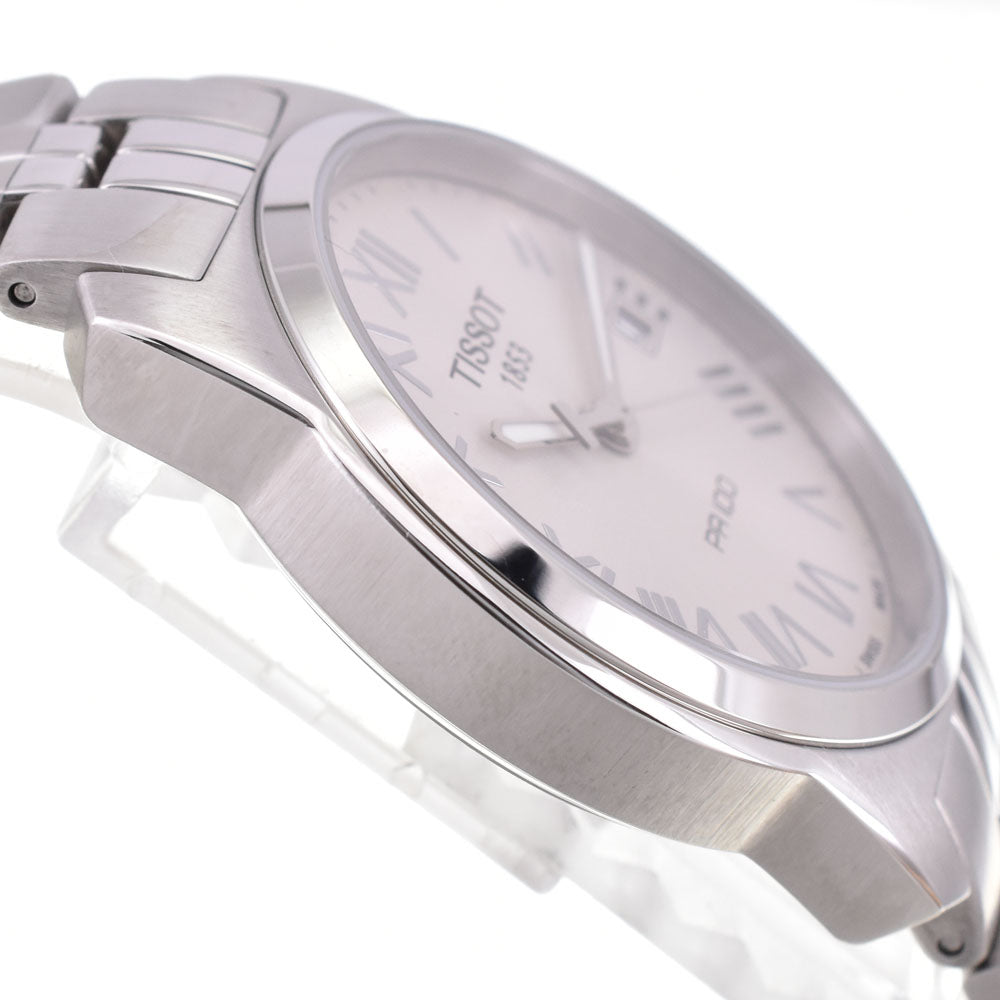 with paper TISSOT PR100 T049.410.11.033.01 Date Silver Dial Quartz Men's
 Watch O#143537