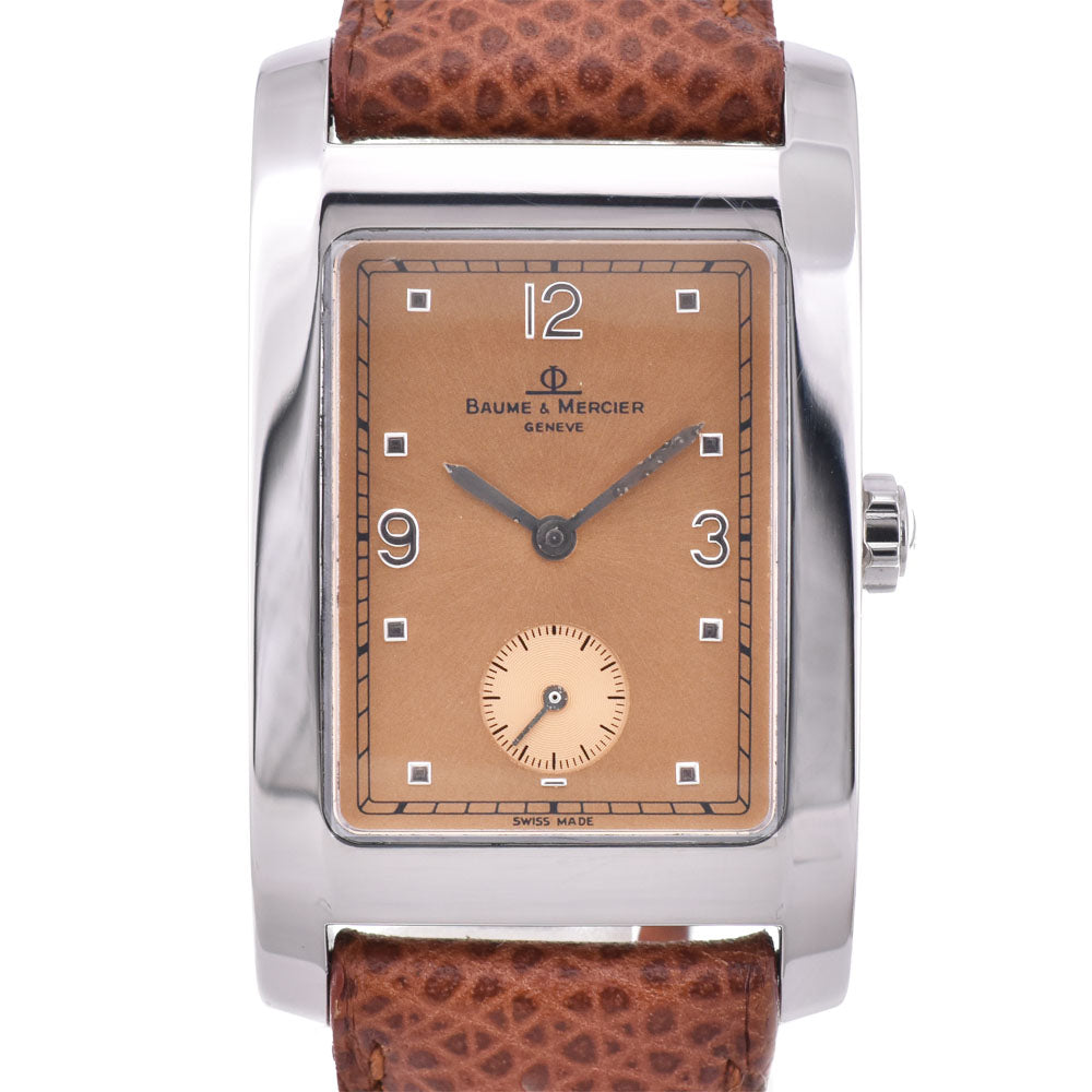 Baume & Mercier Hampton MV045063 Small second Orange Dial Quartz Men's
 Watch P#143538